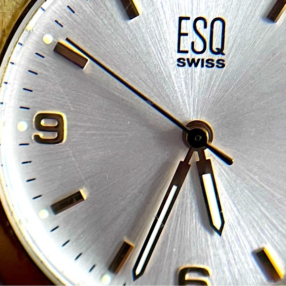 ESQ Swiss Vintage Men's Two Tone Stainless Steel Watch - Picture 15 of 16